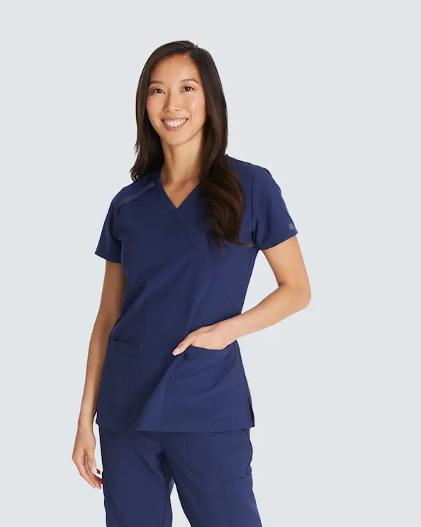 Dickies Essentials Mock Wrap Top DKE625 Laivastonsininen