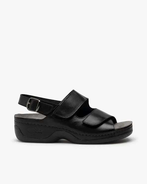 Embla 2215 Ergoflex Sandal Svart