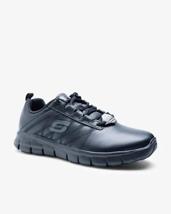Skechers Sure Tack Erath Slip-on Sneaker Rymlig Svart