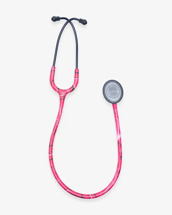 ADC Clinician Stetoskooppi 615 Roosa Special Kuvioitu