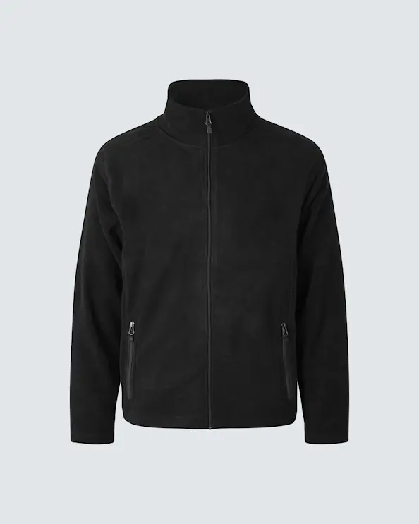 ID Identity Cardigan Microfleece Herr Svart