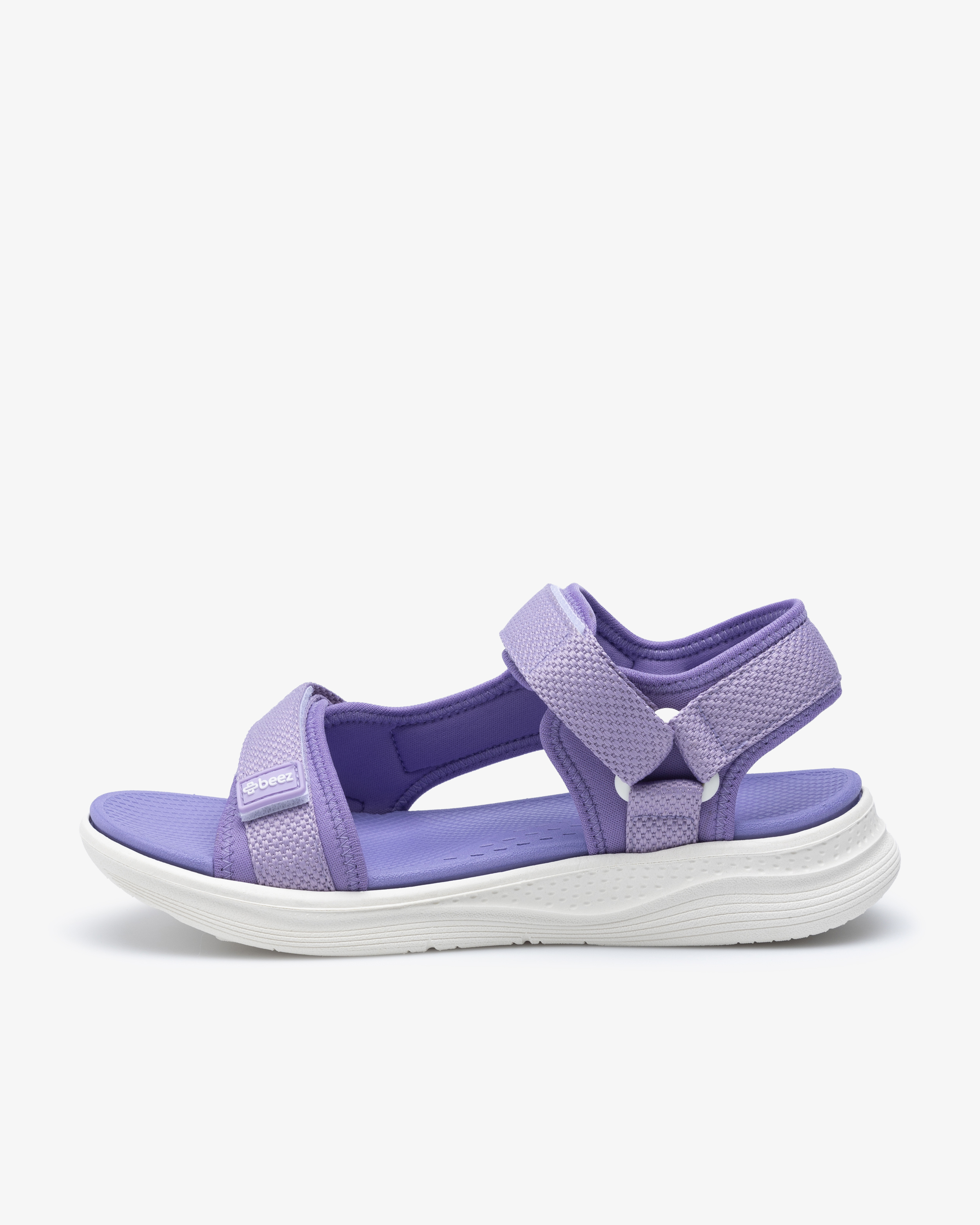 Beez Zen Velcro Sandal Lilla