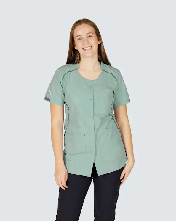 Nybo Sporty Shirt Naisten Vaaleanvihreä