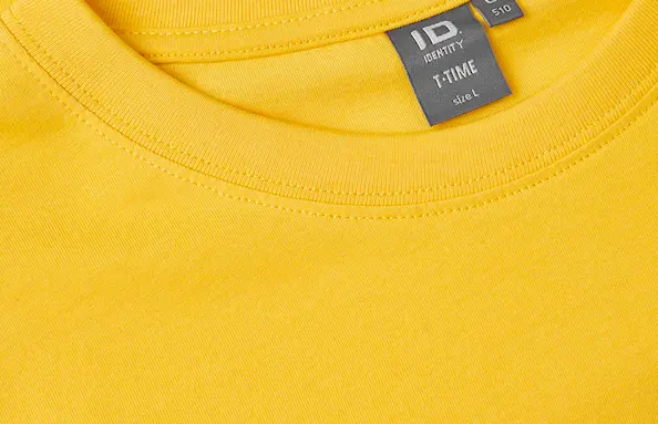 ID Identity T-shirt T-TIME for herrer Gul