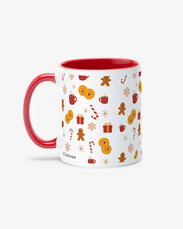 Krus Swedish Christmas Fika Rød