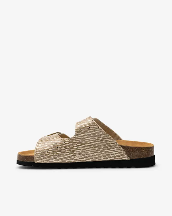Embla 2736 Airbed Sandal Guld Mönstrad