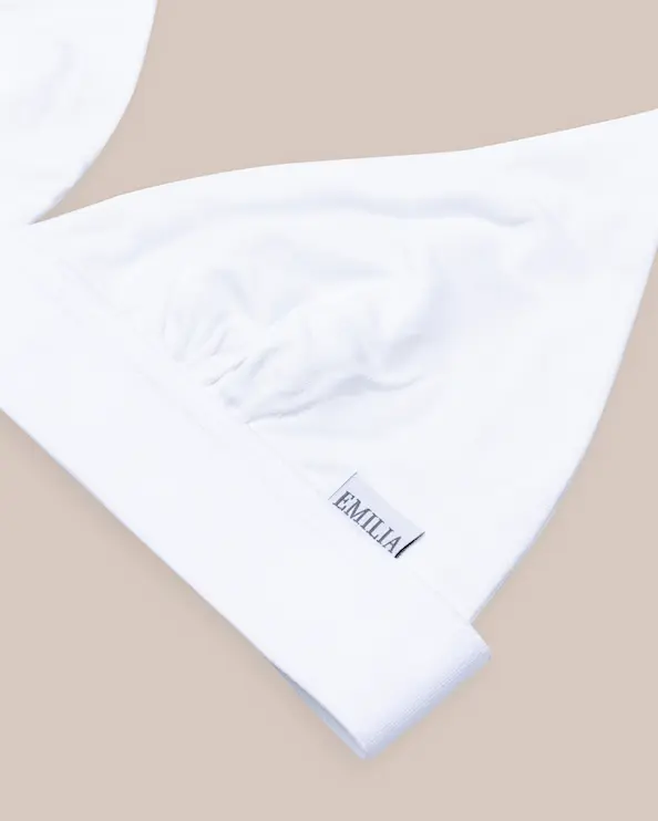 Triangel-BH Ellen Bambus Hvit