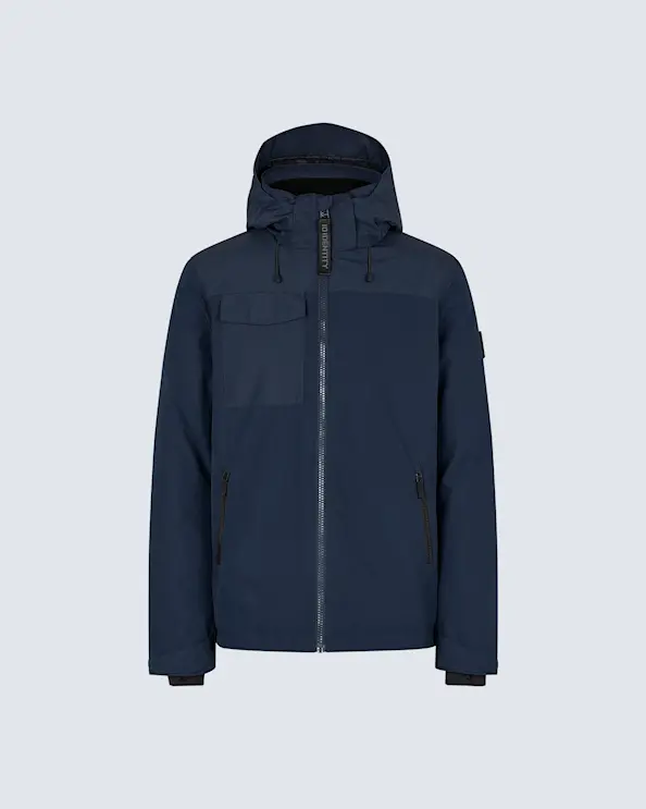 ID Identity hupullinen talvitakki Miehet Merellinen