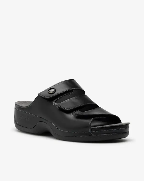 Embla 1829 Damesandal Ergoflex Sort