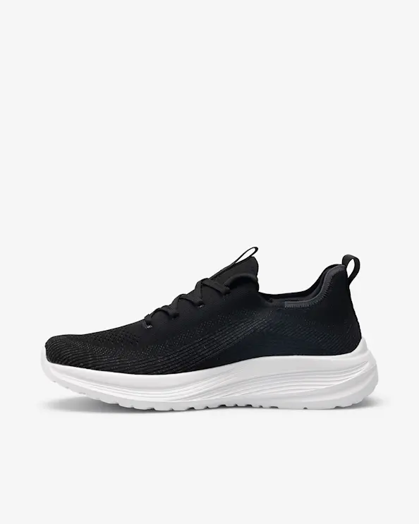 Beez SENSE LACE Slip-on Sneaker Svart/Svart