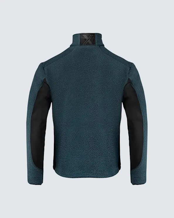 Texstar Pile Fleece Jacka Herr Blå