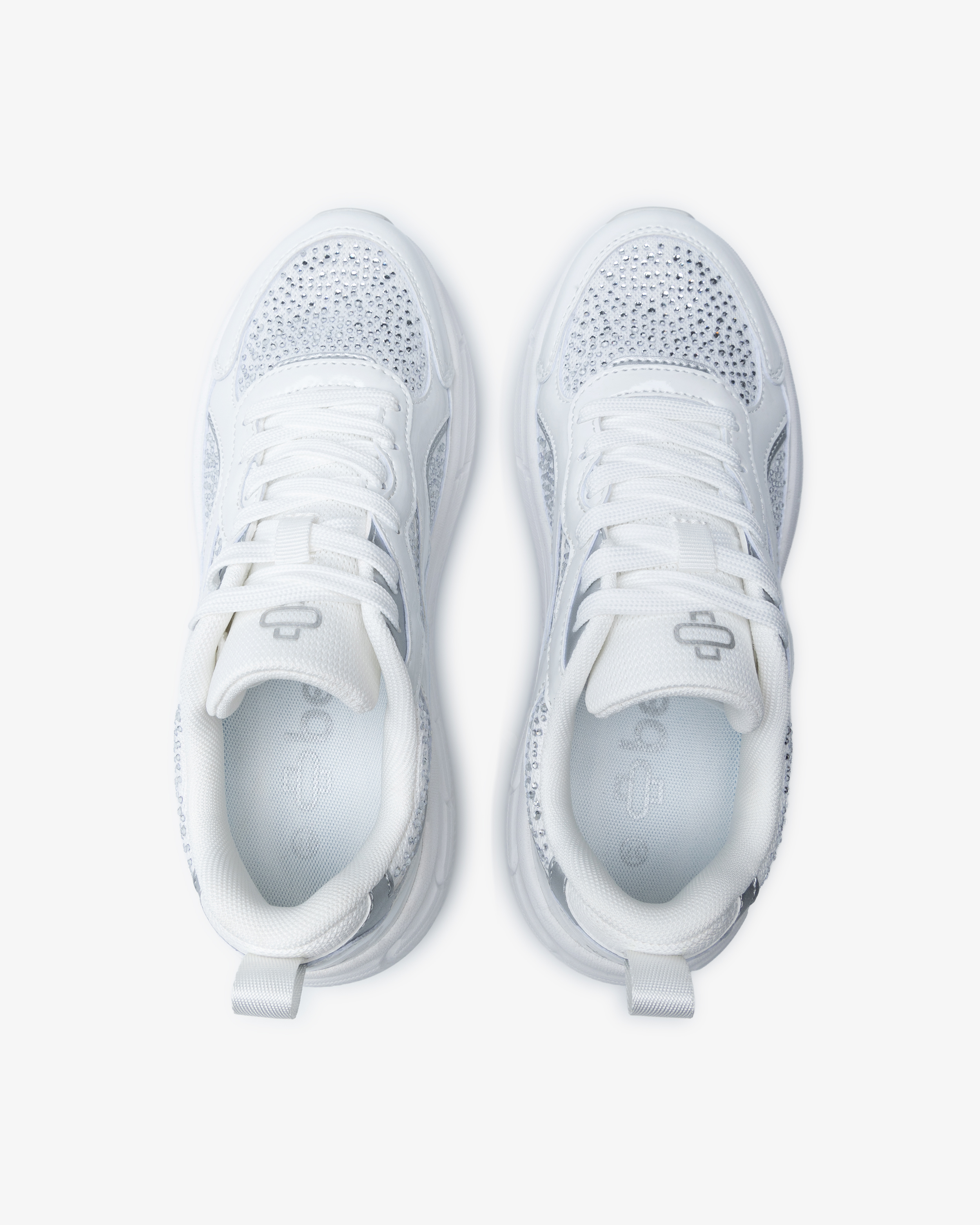 Beez Pulse Sneakers Silver strass