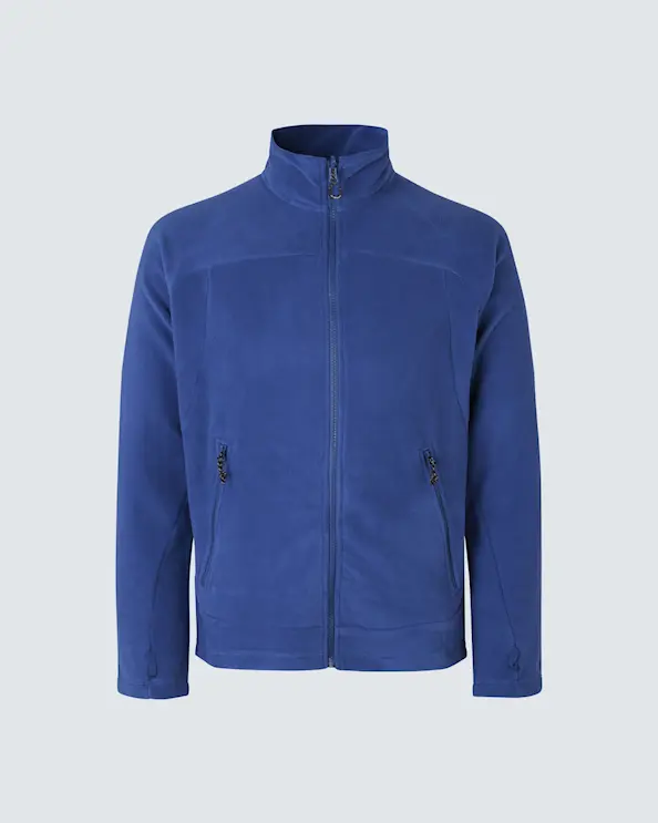 ID Identity microfleecejakke Zip-n-mix for herrer Blå