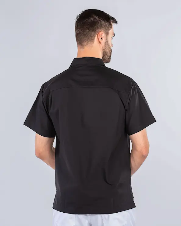 Almedahls Sort Busseronne med Krave Unisex