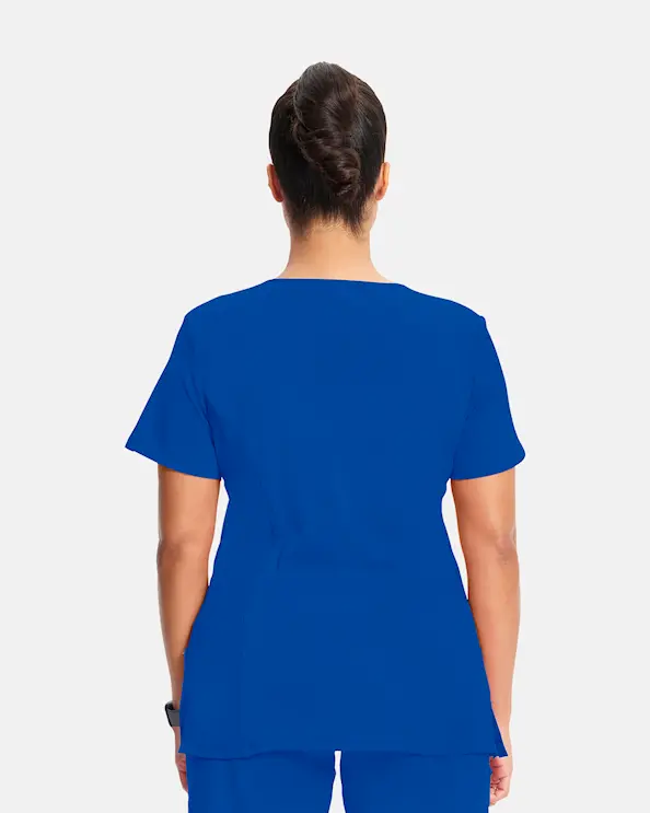 Infinity Mock Wrap Top CKE2625A Mørkeblå