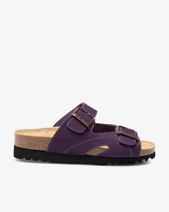 Scholl Moldava Wedge Ad Purple Sandal