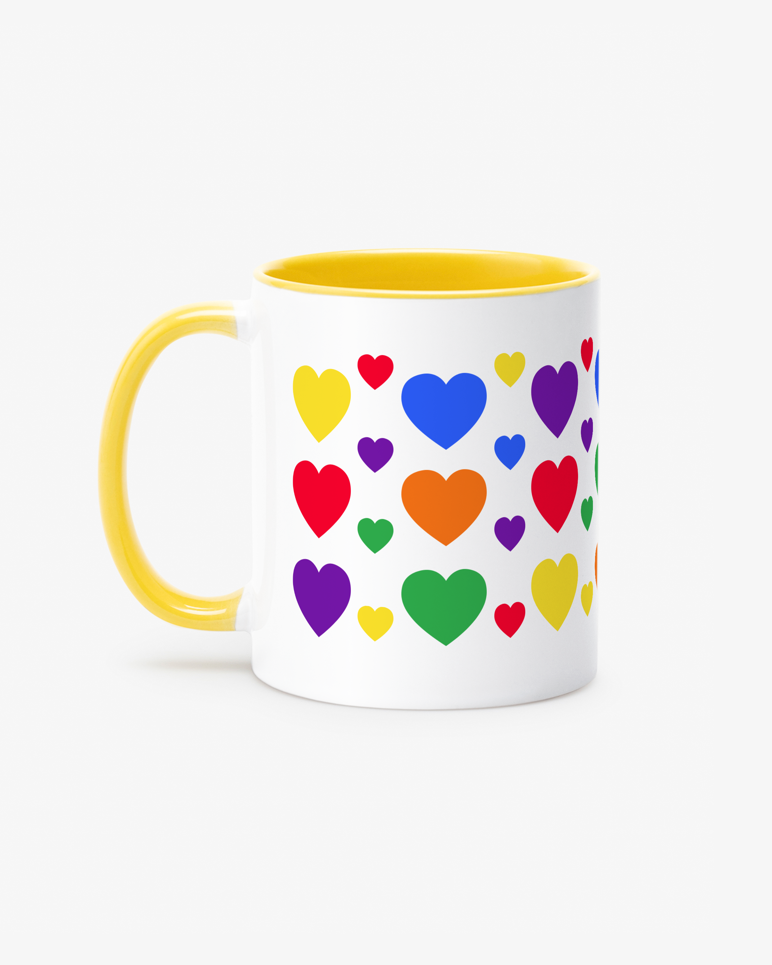 Krus Pride Hearts Gul