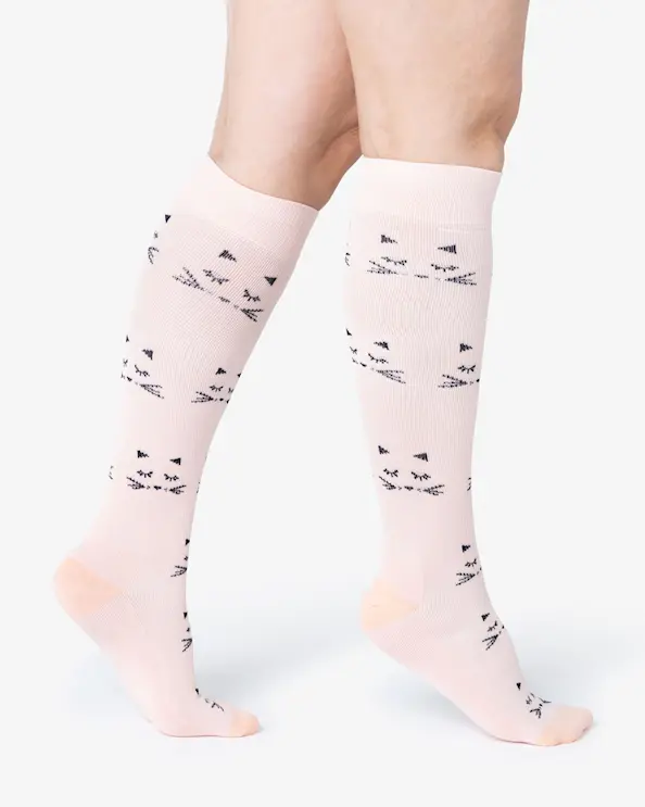 Søttestrømpe Smilla Rosa Katte