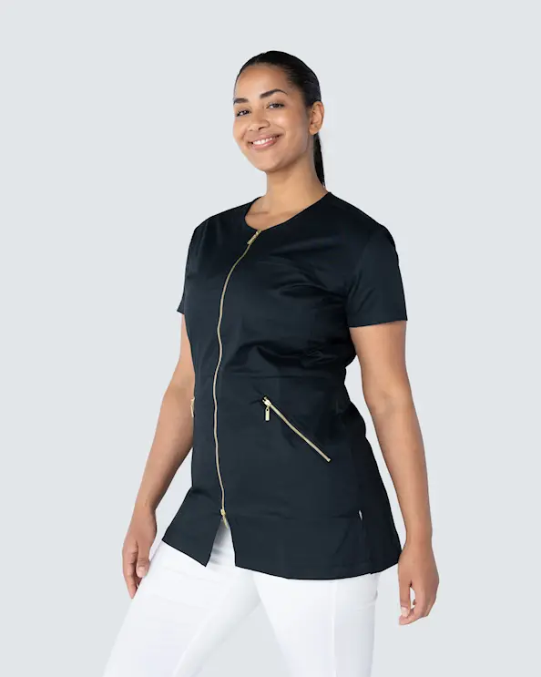WAW Leah Zip Top Black
