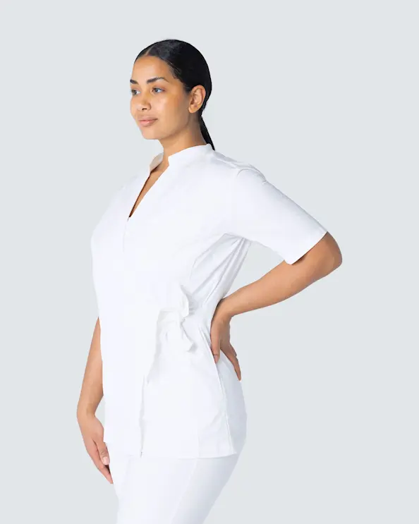 WAW Livia Wrap Top White