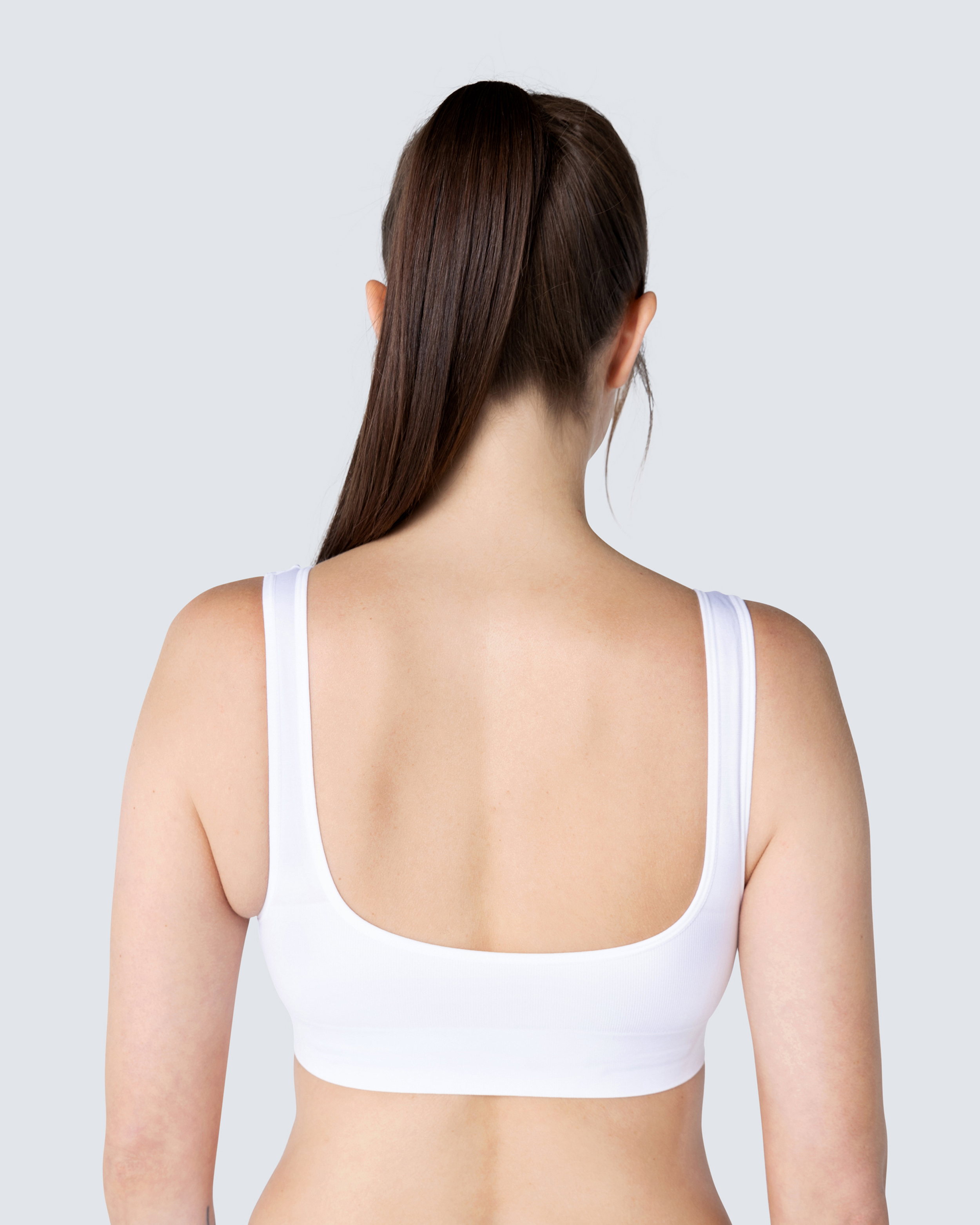 Seamless Topp Marie Vit uttagbara inlägg