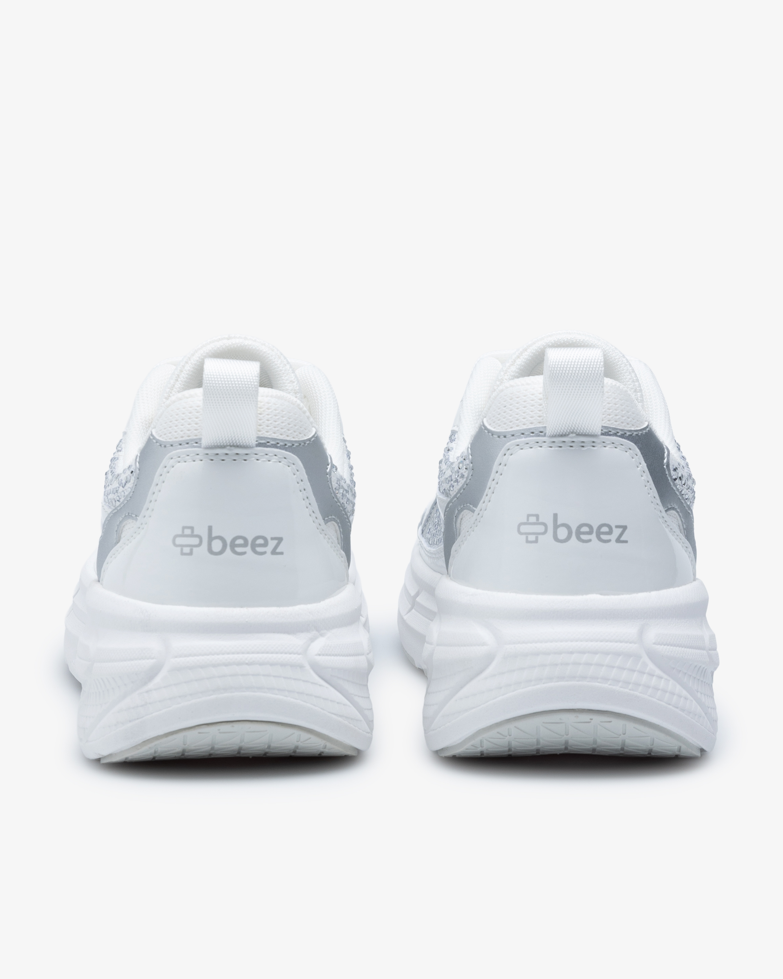 Beez Pulse Sneakers Silver strass