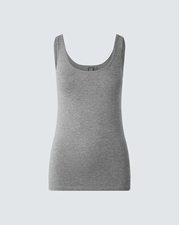 ID Identity Tanktop Dame Grey Melange