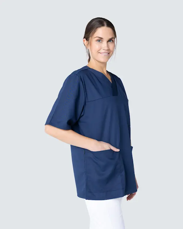 Kentaur Tencel Medical Marineblå Kittel Unisex