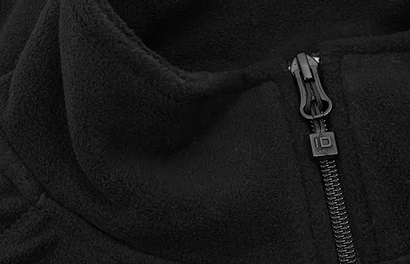 ID Identity Cardigan Microfleece Herr Svart