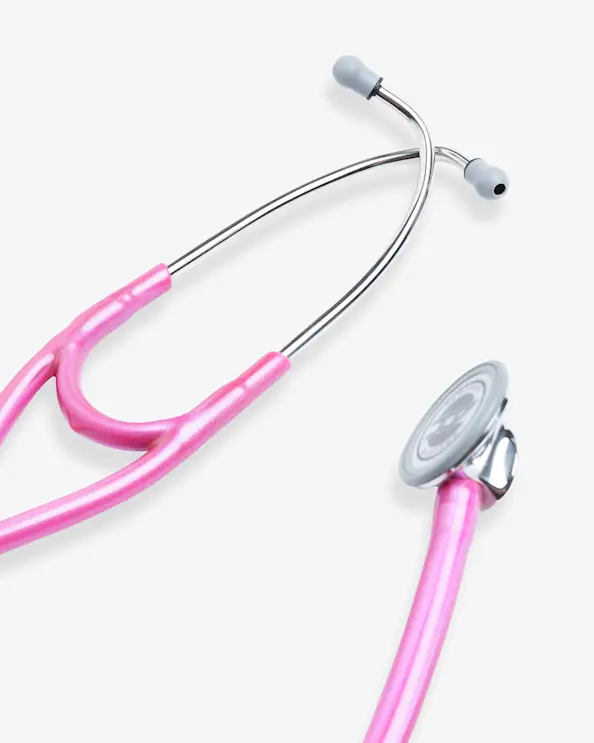 ADC Cardiology Stetoskop 600 Hindbær rød Metallic