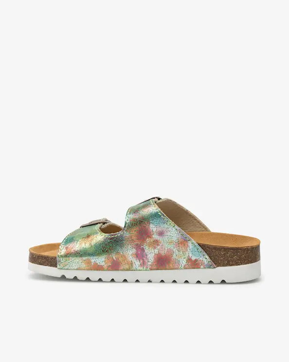 Embla 2736 Airbed Sandal Grön Metallic