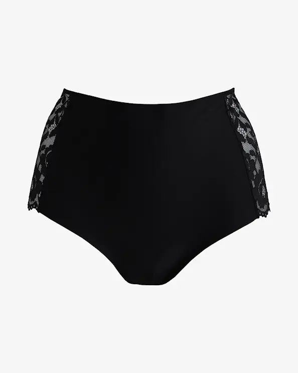 Maxitrusse Eve Lace Lasercut Svart
