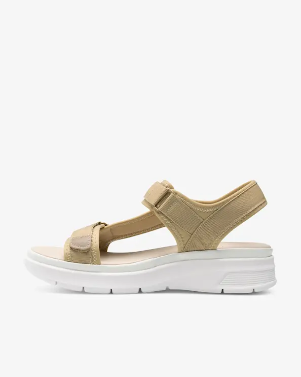 Beez Lush Beige Velcro Sandal