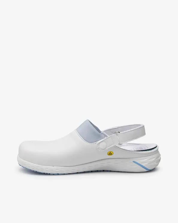 Safety Jogger Dany Slip in ESD Arbetssko Ljusblå Vit Sula