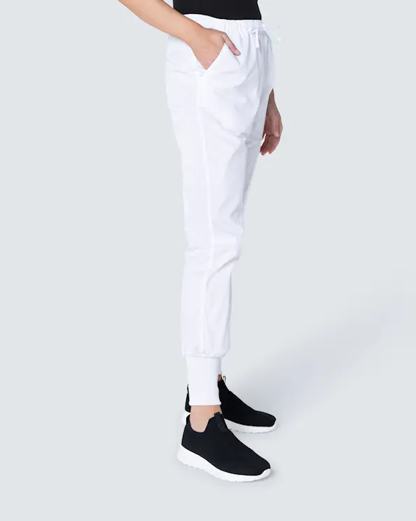 WAW Noa Vit Arbetsbyxa Unisex