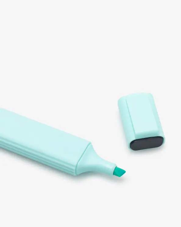 Textmarker Mittelblau