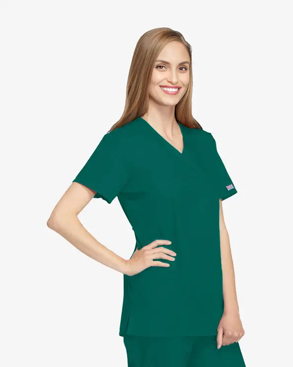 Cherokee Originals Mock Wrap Top WWE4801 Mørke grønn