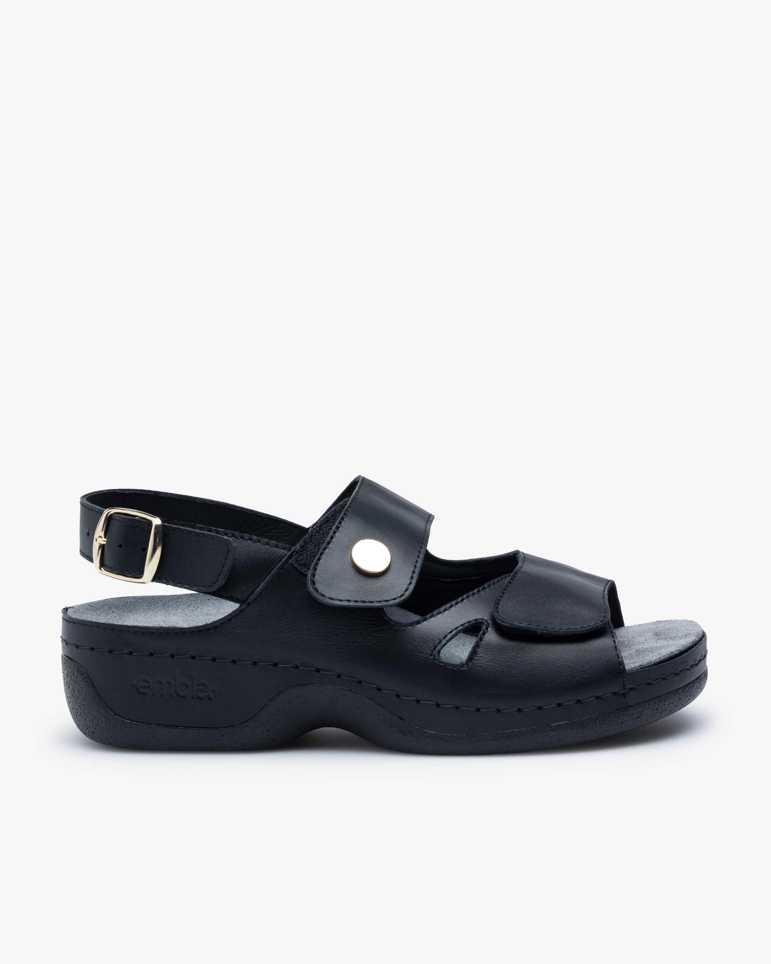 Embla 2672 Ergoflex Sandal Svart