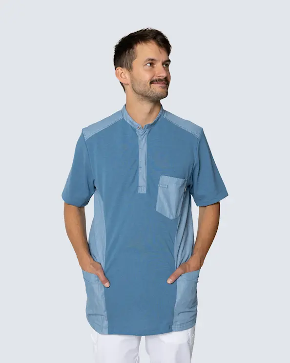 Kentaur Pique polo for herrer Grå Blå