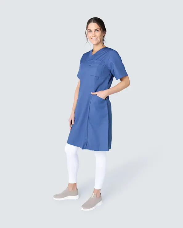 Segers Sininen Mekko Tencel