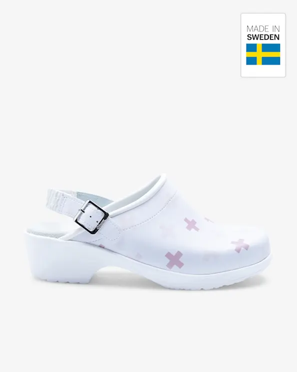 Beez Klassisk Arbetssko Medical Dusty Pink