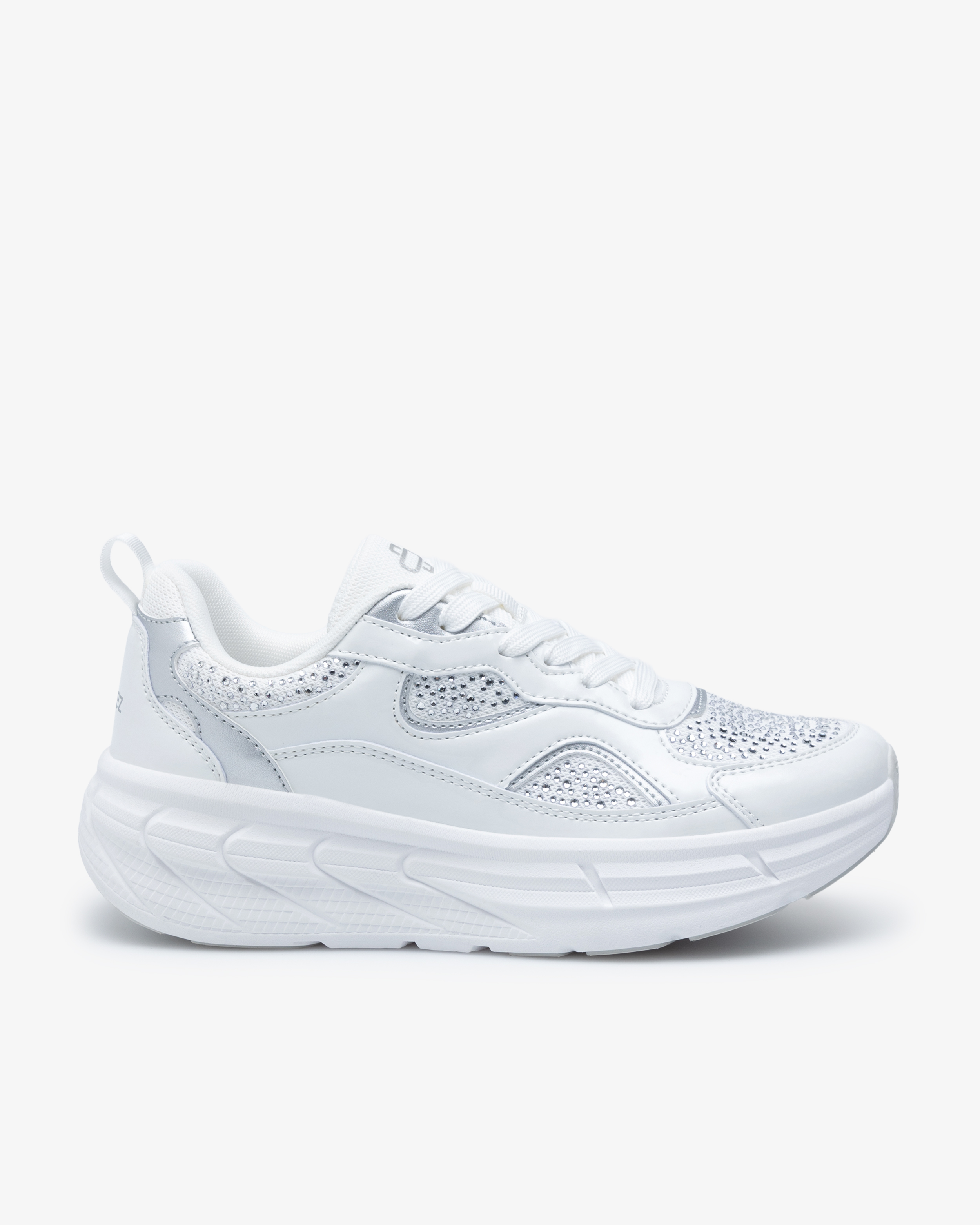 Beez Pulse Sneakers Silver strass