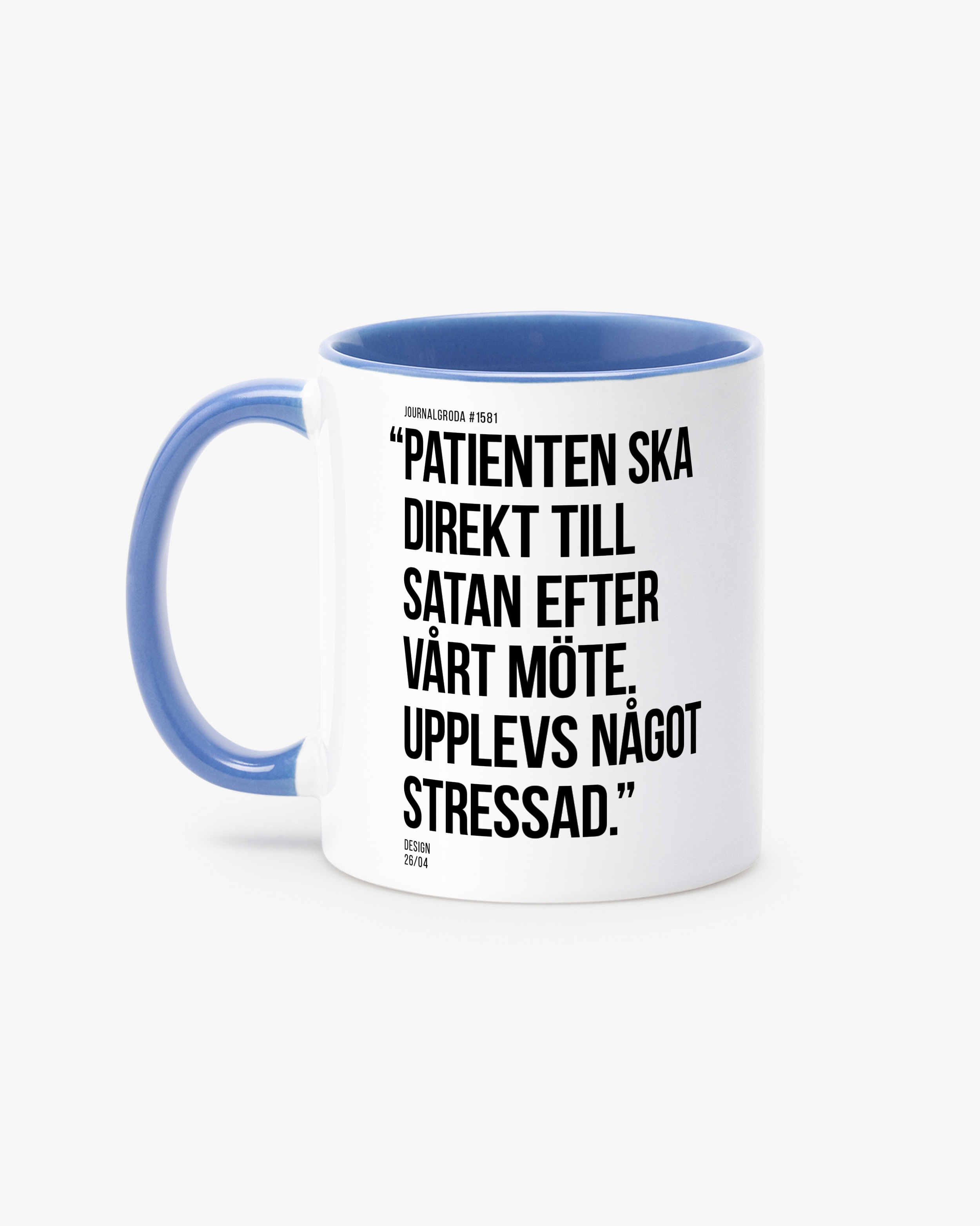 Journalgrodor Mugg #1 Blå