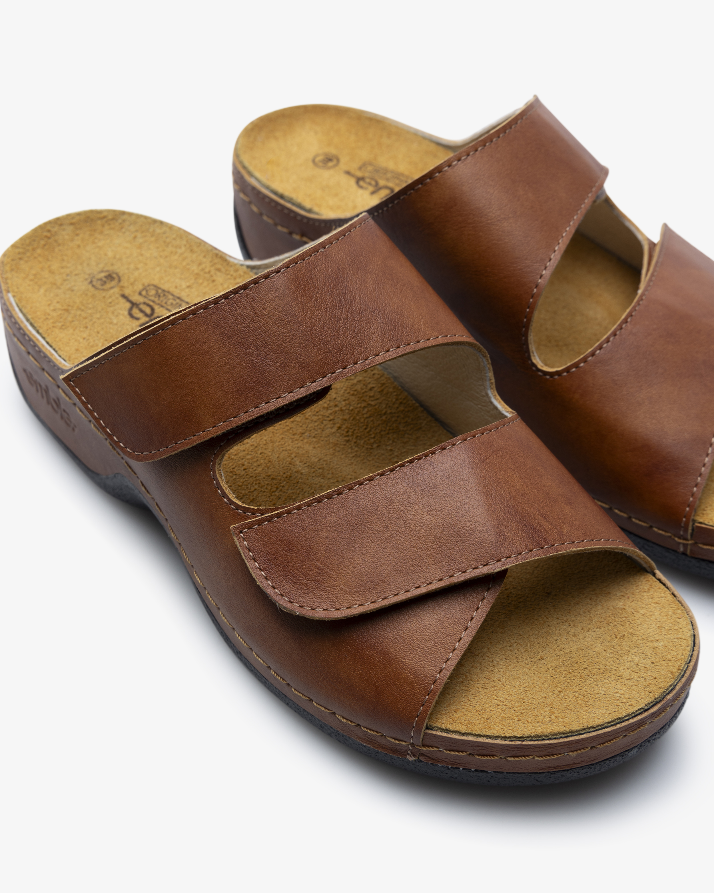 Embla 2050 Damesandal Ergoflex Brun