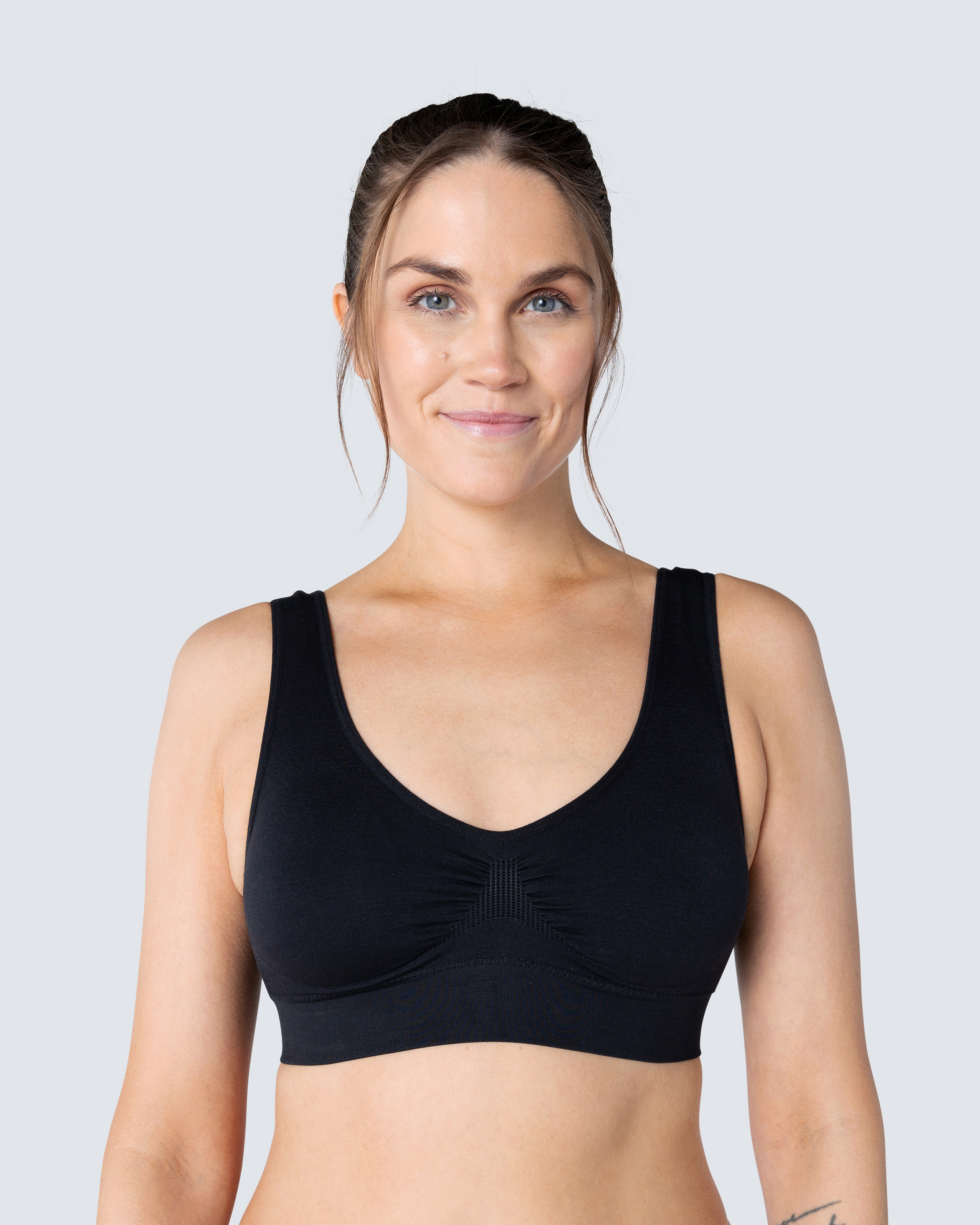 Seamless Top Marie udtageligt indlæg Sort