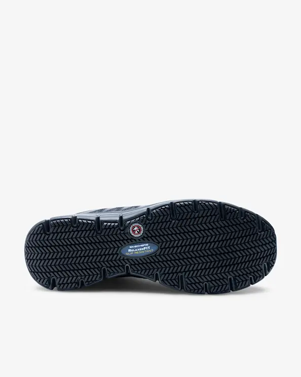 Skechers Sure Tack Erath Slip-on Sneaker Rymlig Svart