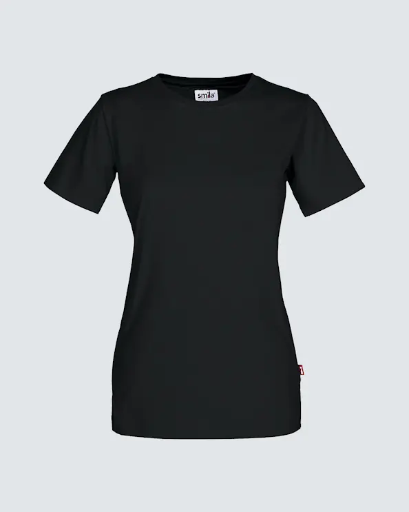 South West Helmi Sort T-shirt Dame