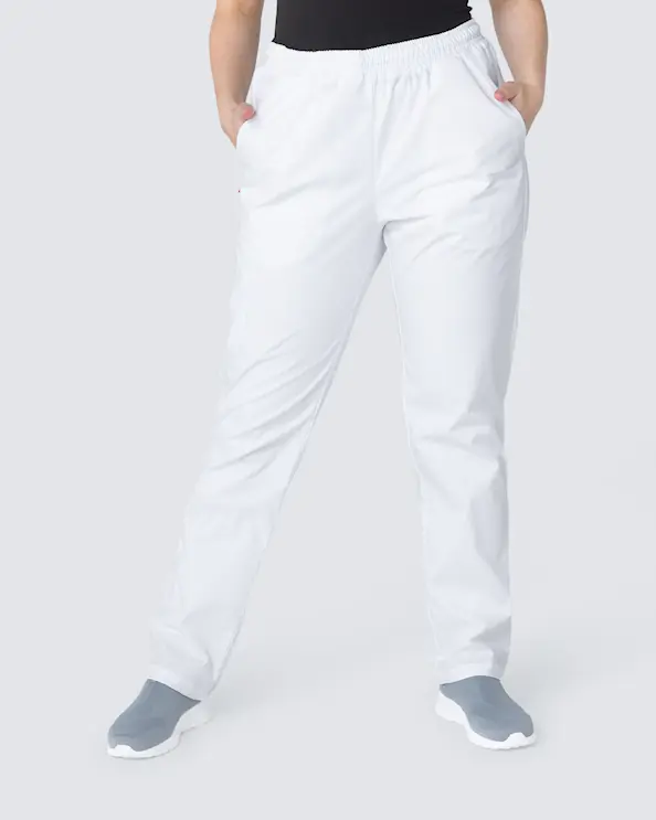 Segers Housut Domestik Unisex Valkoinen