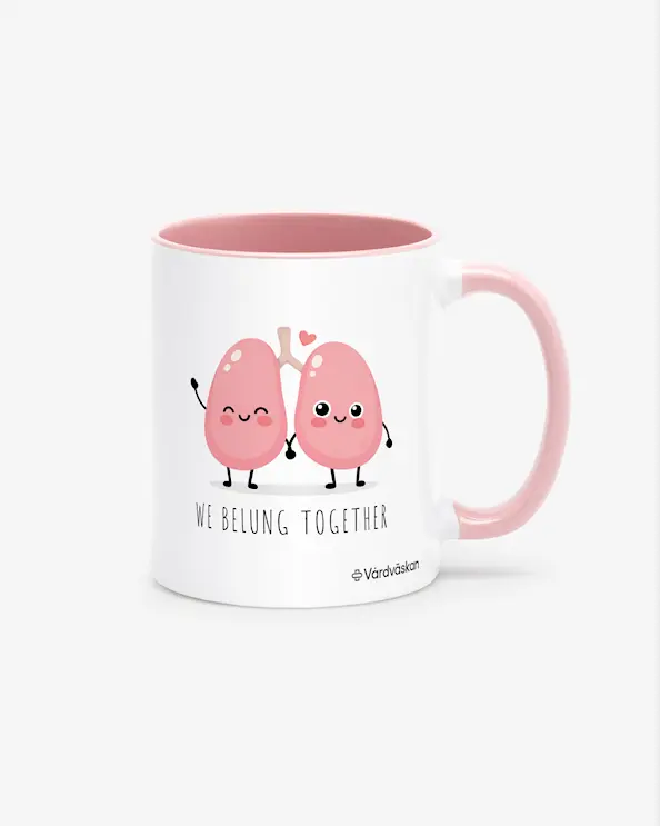 Muki We Belung Together Vaaleanpunainen