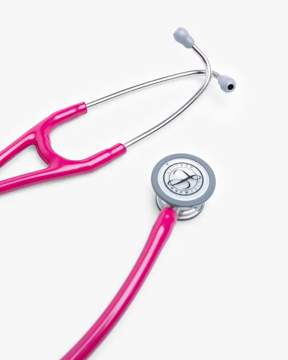 Littmann Cardiology IV Stetoskop Hindbærrød/Rustfrit stål